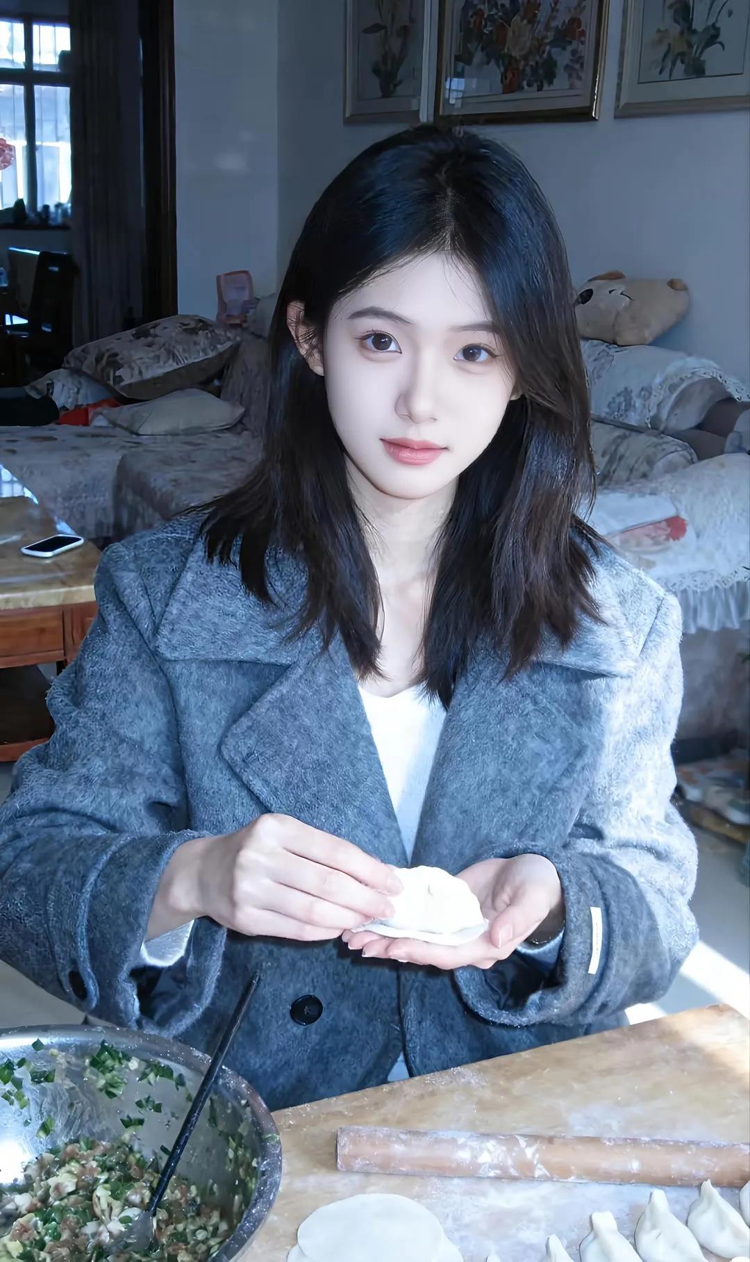 手作美食，温暖时光，享受生活的每一刻。街拍高清美女