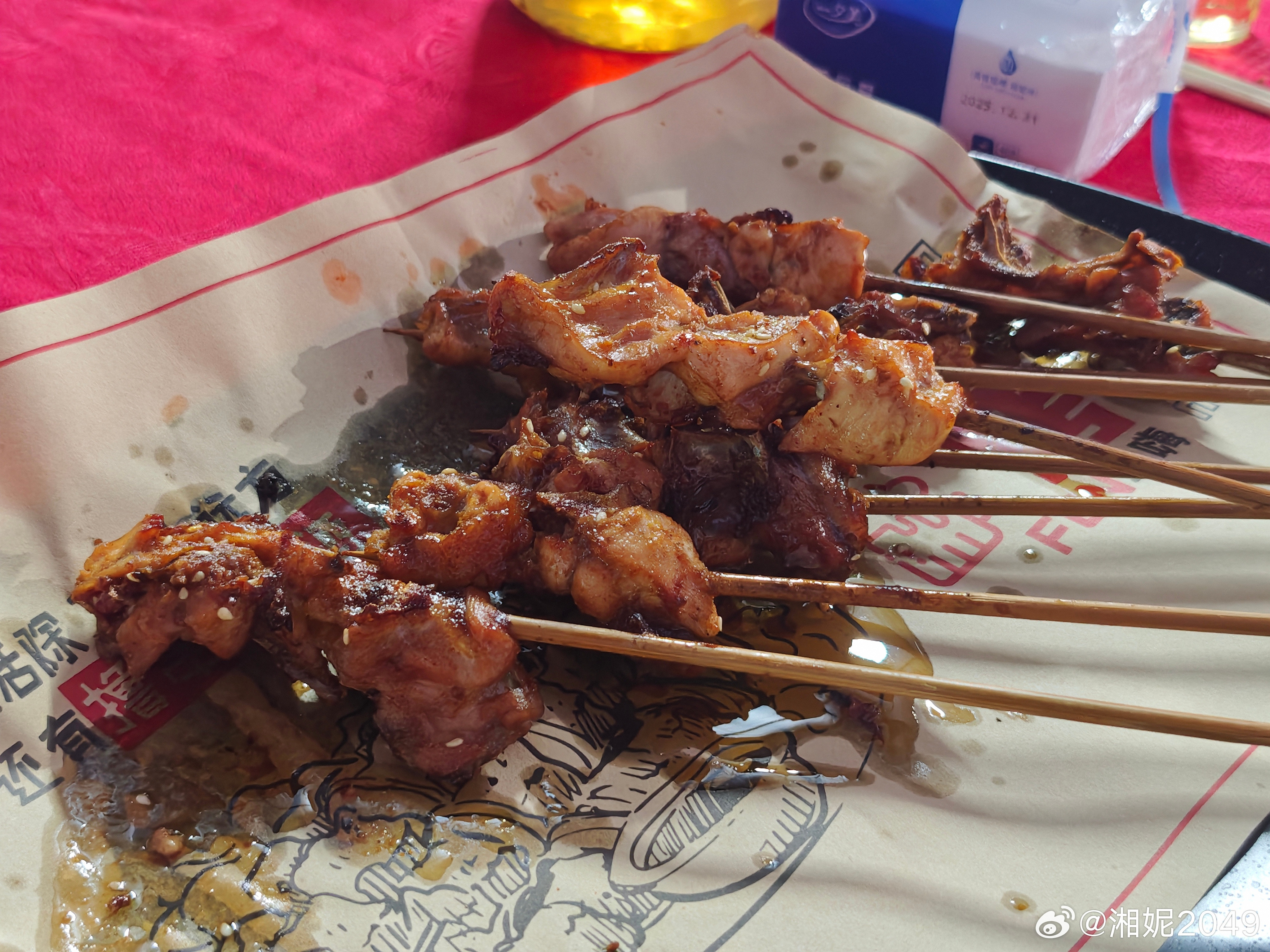 今晚减脂餐！这是茂名这边的特色串烧鸡，看起来会和日式烧鸟有点像，但其实味道很不一