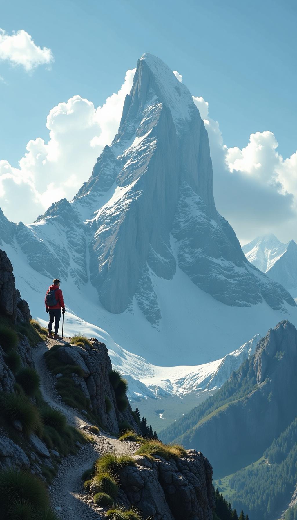 上联：风掀大海千层浪，求下联下联云托高山万仞峰