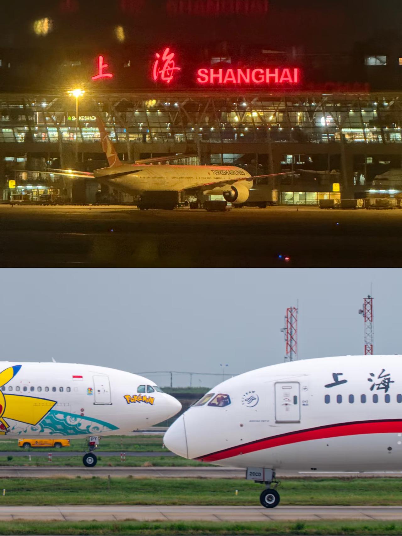 听说昨夜​上海浦东机场哭声一片😭​人家领空说关就关，天上的飞机瞬间成了