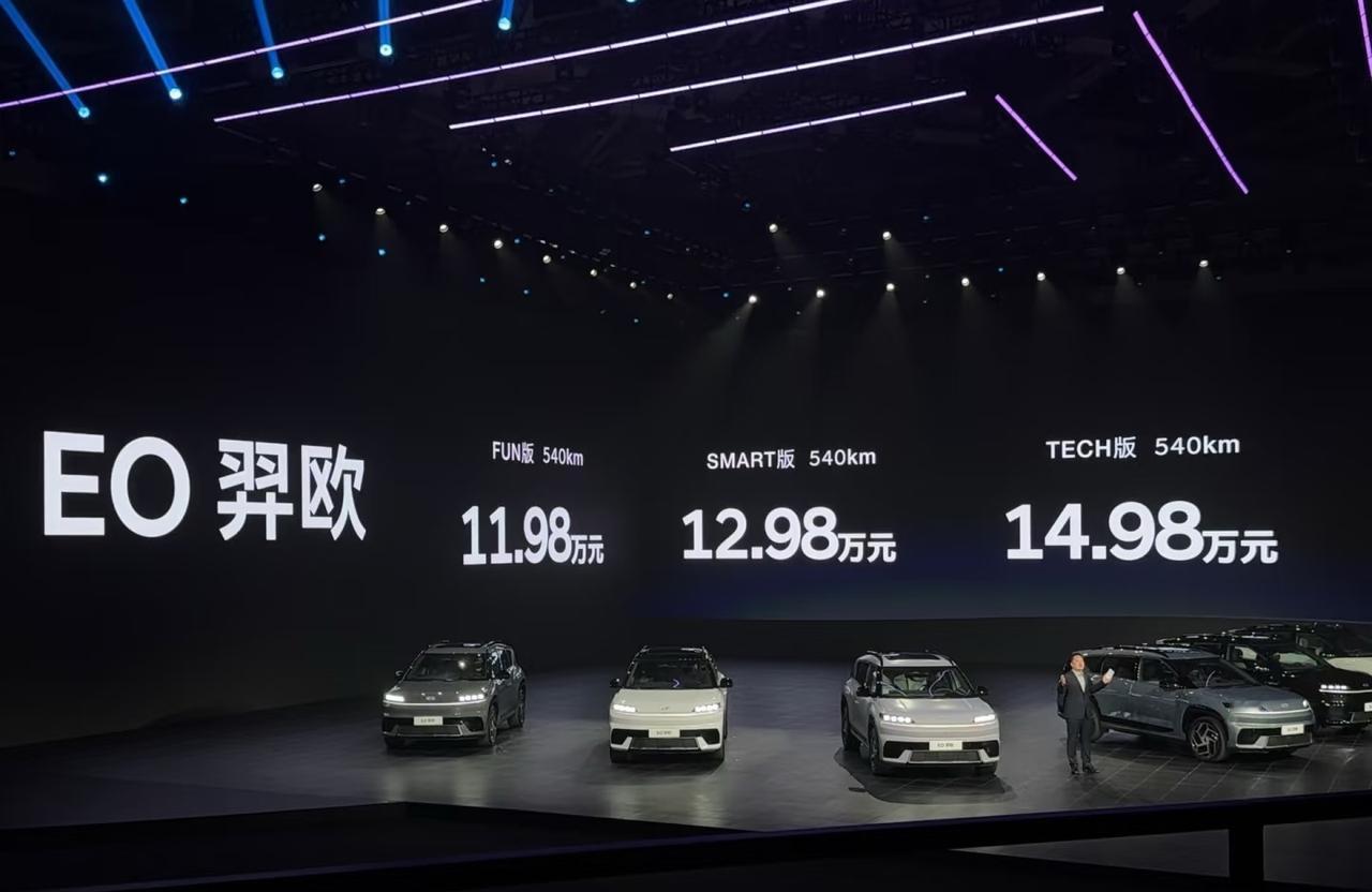 现代EO上市，11.98万起北京现代EO羿欧今晚上市，售价11.98万-14.
