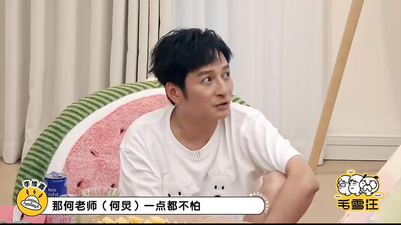李维嘉背后蛐蛐何炅说他怕孤独。果然还是熟人局最好看。《毛雪汪》上，李维嘉说起