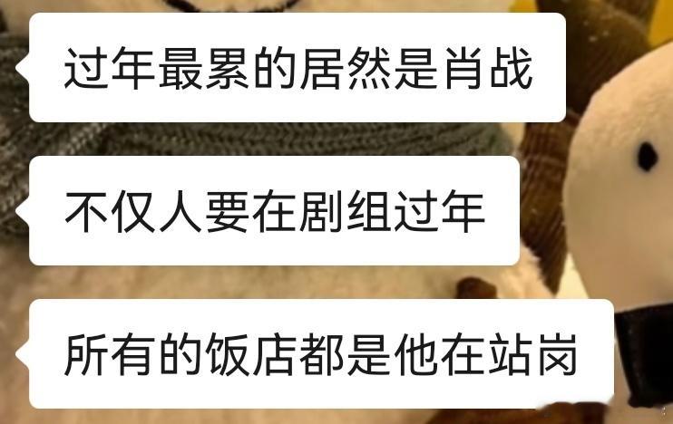 过年最累的居然是肖战