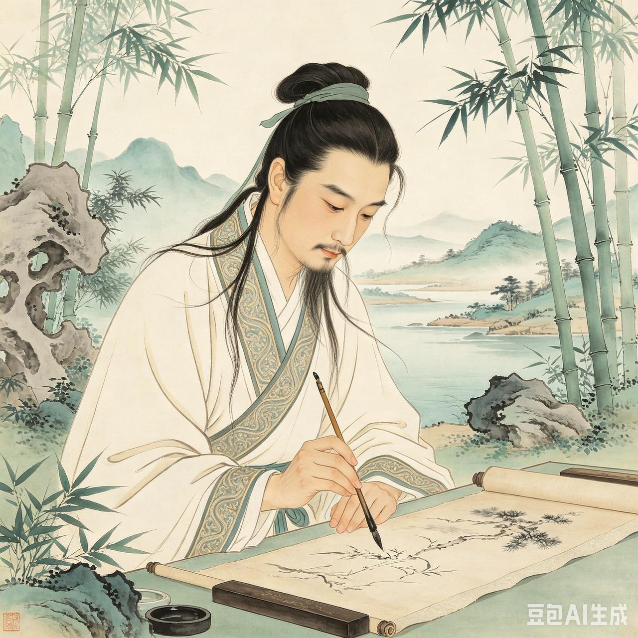 东晋顾恺之，人称“三绝”——才绝、画绝、痴绝。才绝，是真正的文采风流。他曾跟