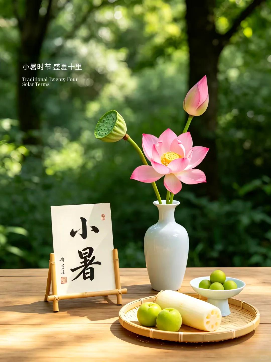 小暑是夏季第五个节气，介于夏至、大暑之间，民谚“小暑大暑，上蒸下煮”精准概括它湿