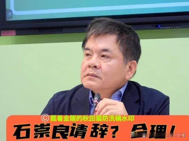 石崇良请辞，庄瑞雄证实？绿营总干事长一句“合理啦”，引爆岛内舆论。毒油风暴烧一