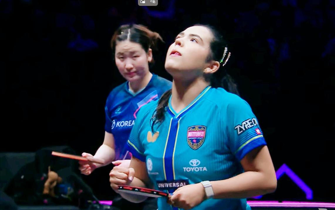 迪亚兹晋级后，为什么并不开心呢？因为她知道，1/8决赛将面对孙颖莎。孙颖