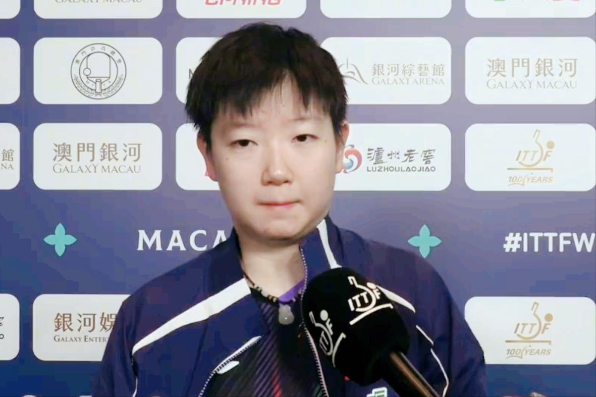 从孙颖莎采访中，看的出孙颖莎赛前很少准备！莎莎果然是个小迷糊，她居然记不清