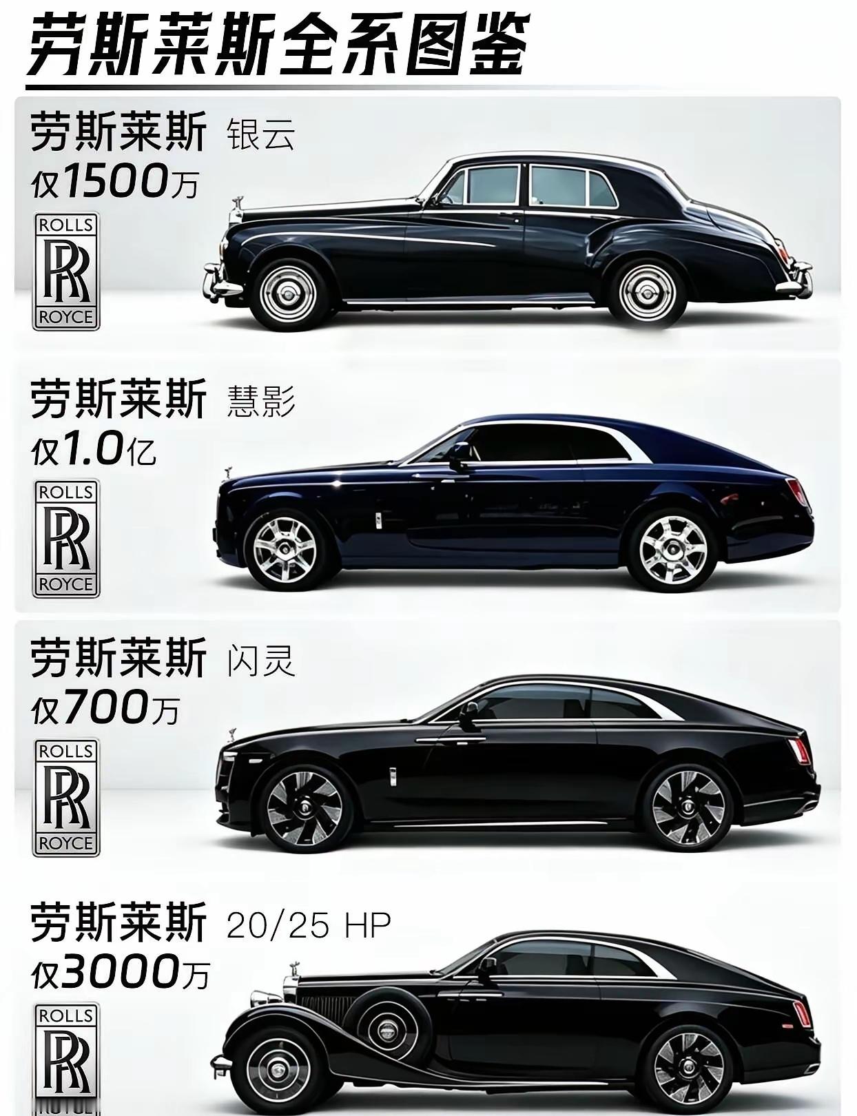 从450万到15.5亿，不同价位的劳斯莱斯长啥样。
