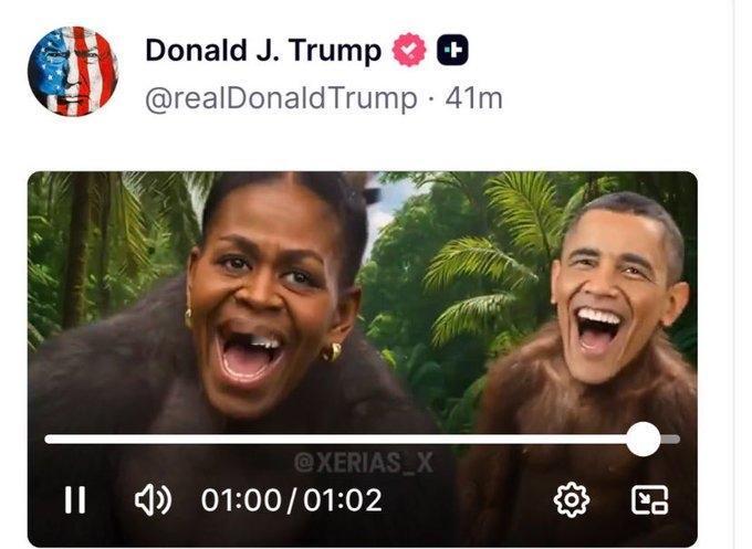 美国前众议长佩洛西今天（2月7日）发文说：“美国总统特朗普昨晚发布的帖子简直是卑