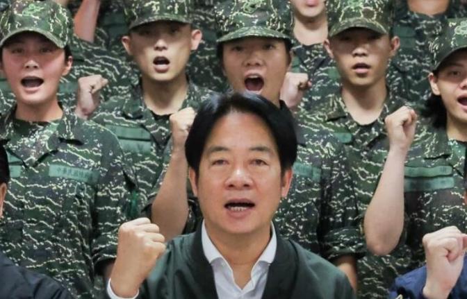 赖清德公然挑衅解放军，言行极其狂妄。赖清德以所谓的特邀贵宾身份接受了美国媒体