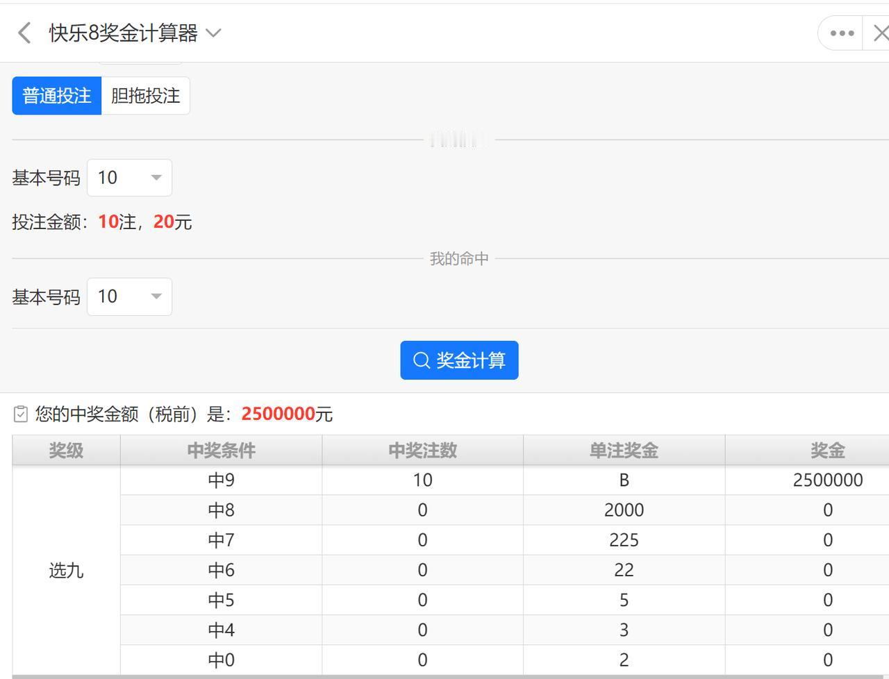 独中250万大奖！江西彩友20元选九复式票拿下10注选九头奖，单注足额25万总计