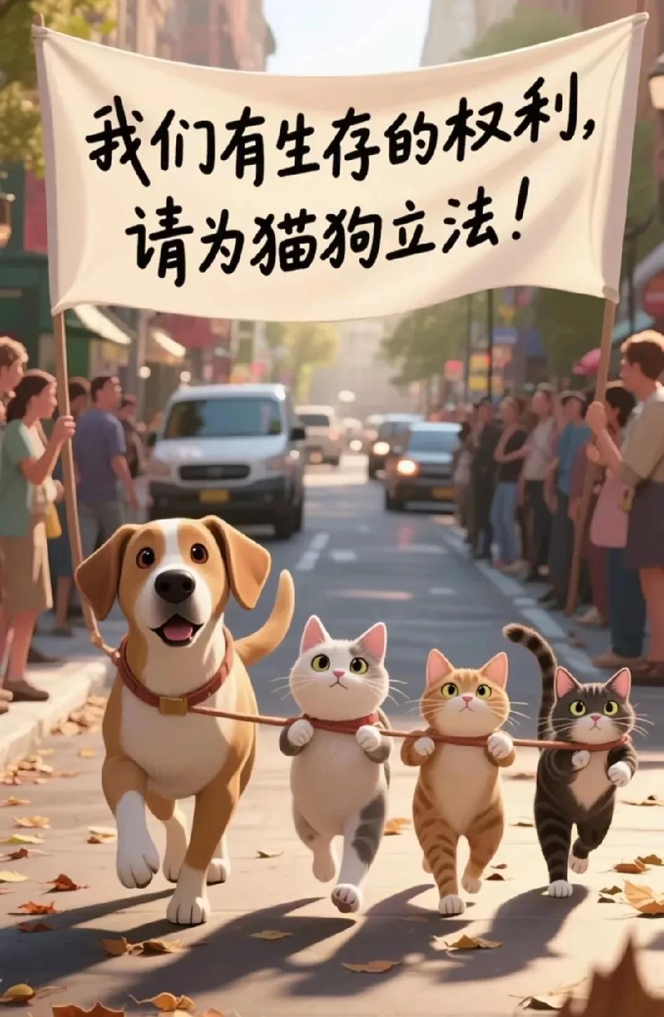 爱狗人士真是可笑，以为这个世界除了他们，别人都是不爱动物的人？实际上除了个别人，