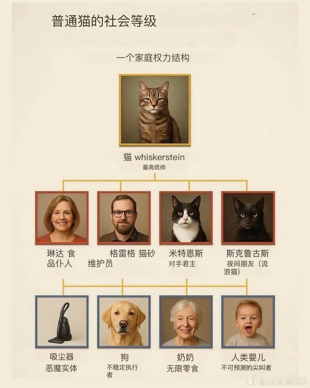 猫的家庭等级cr：beingliberal​​​