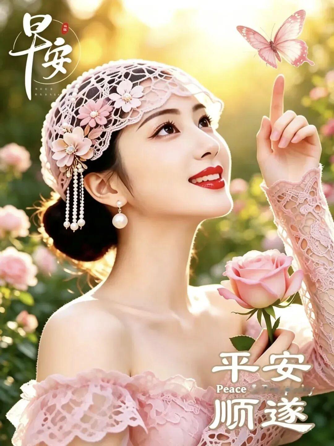 🌅早安朋友，请接受我的祝福：让微笑爬上脸庞，让快乐充满心房，让好运陪在身旁，让