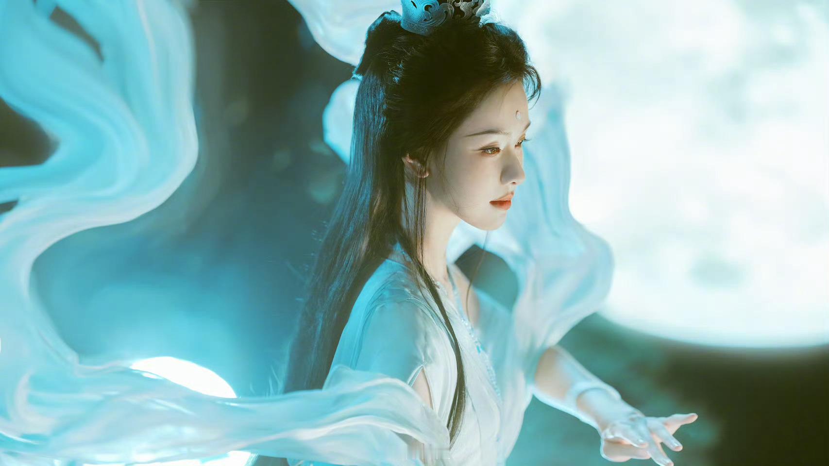 陈都灵身上的飘带20多斤妈妈呀这是神女嘟嘟啊[爱心]谁能看出来这飘带20多斤
