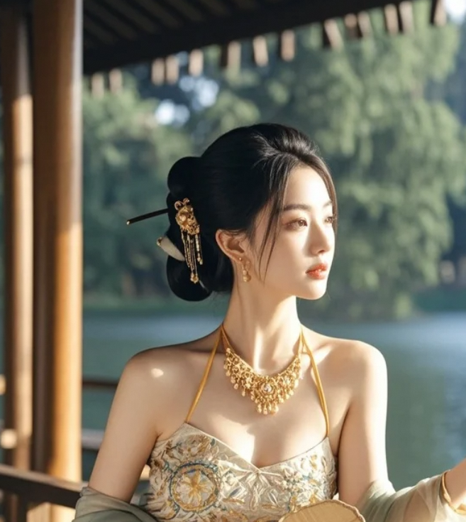 她的眼神，藏着半卷未落款的诗