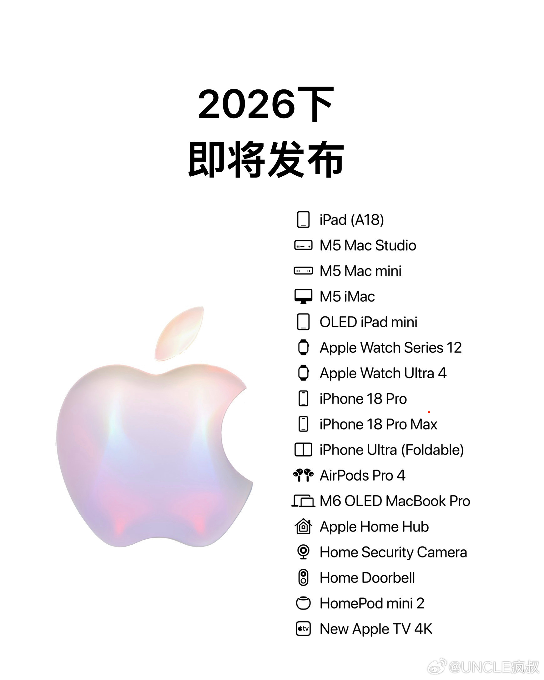 新款iPhone是必须的iPadmini出新款高低也整一个M5Macmin