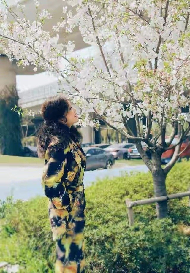 “刘晓庆”新剪了短发年轻35岁，穿西装+阔腿裤，美得像换了个人