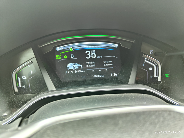 皓影混动油耗冬天油耗真高，加满就跑这么一点点，买了个假混动