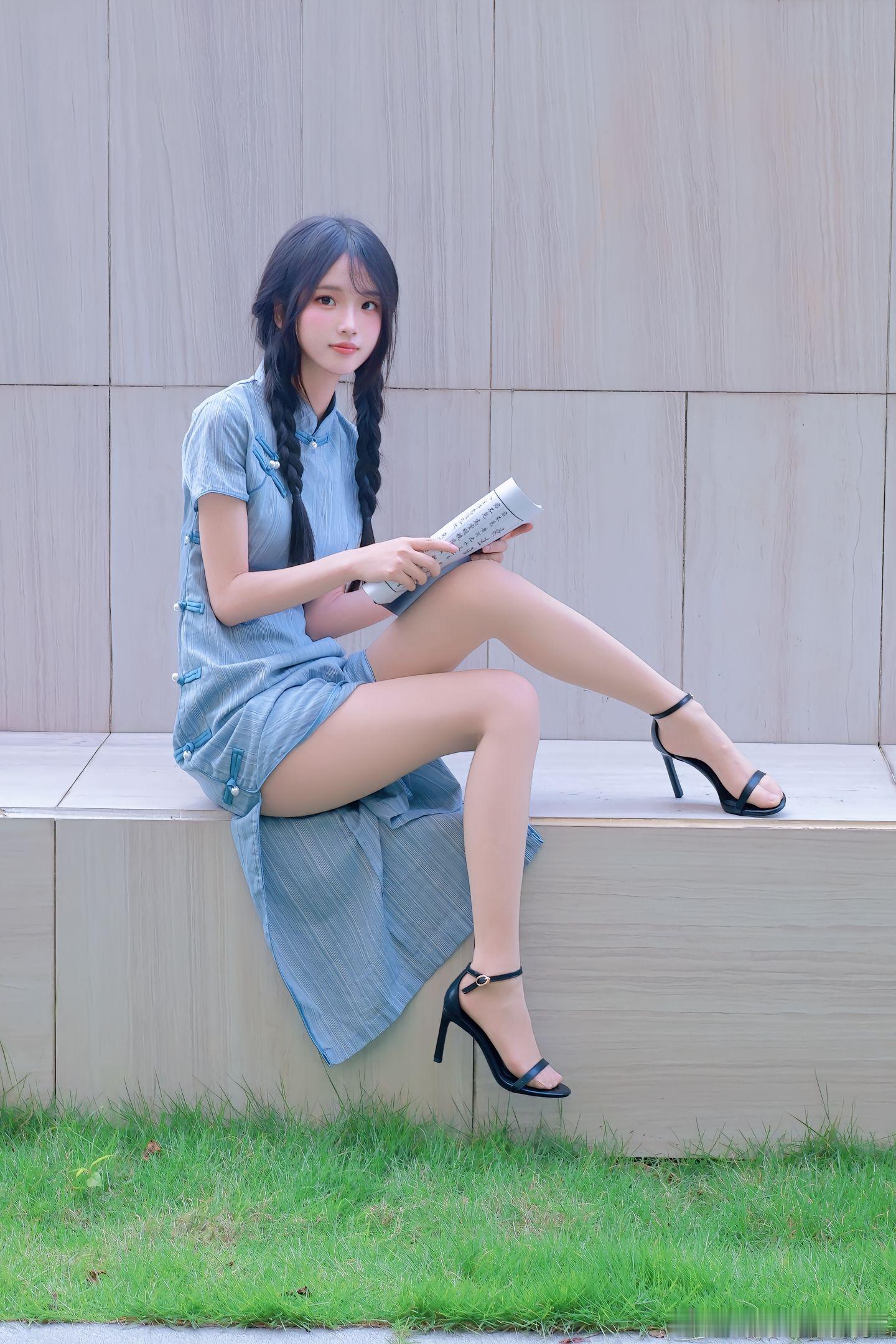 高跟鞋好看，旗袍更好看~