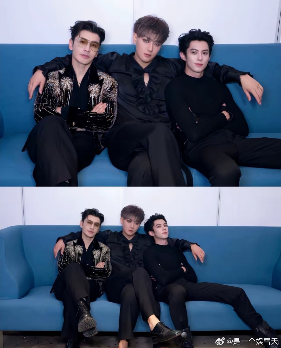 原来演员脸和爱豆脸的区别，真的好明显黄子韬是标准爱豆脸，脸型流畅五官精致魅惑的妆