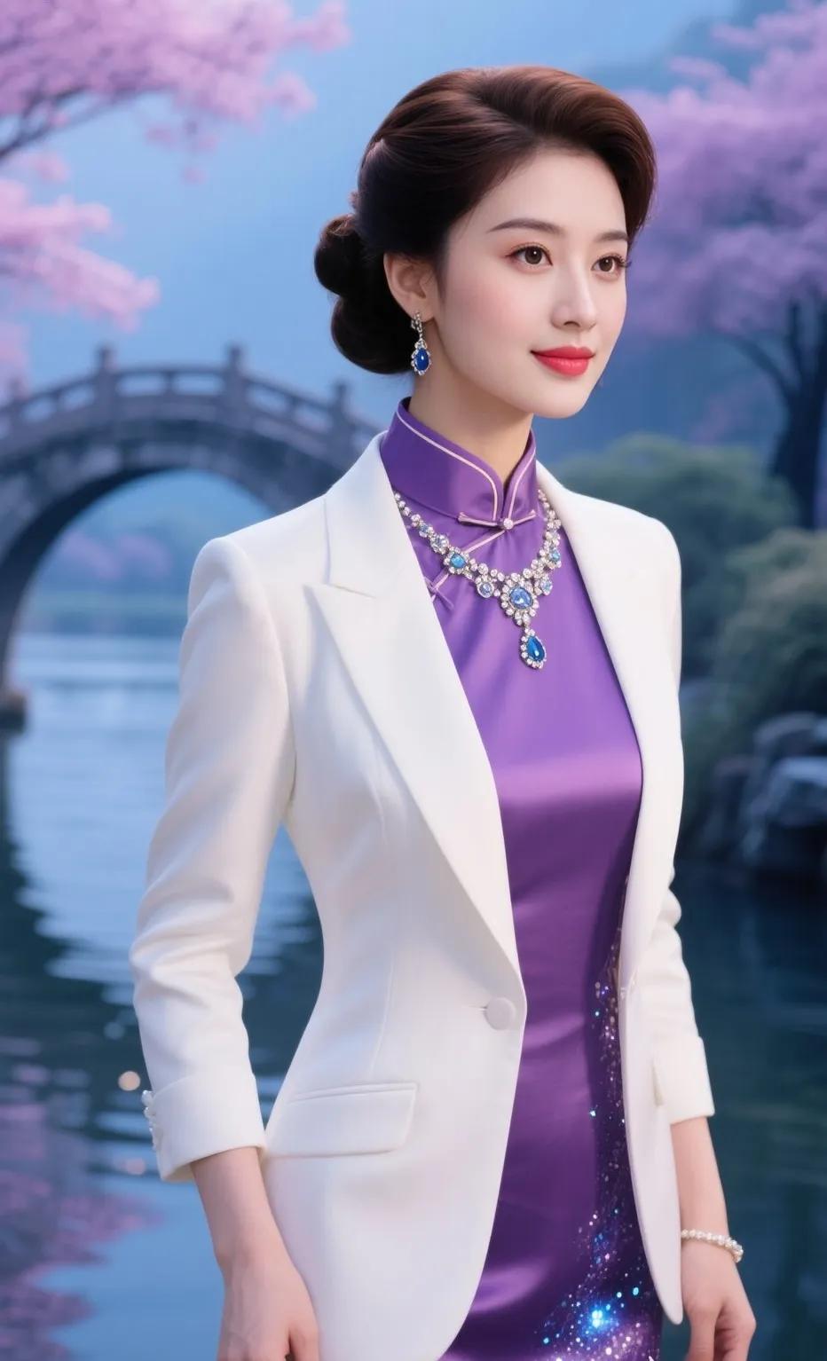 大家都说穿旗袍会显老，你们瞧瞧40多岁的我穿上旗袍后显老吗？颜色鲜艳的旗袍旗袍