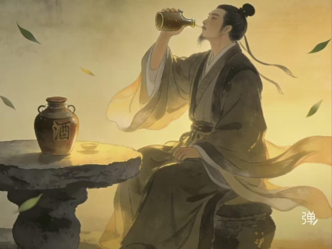 塞鸿秋·自遣举杯独饮流年换，红尘扰扰人间叹。是非逐利青丝改，恩怨经心岁月