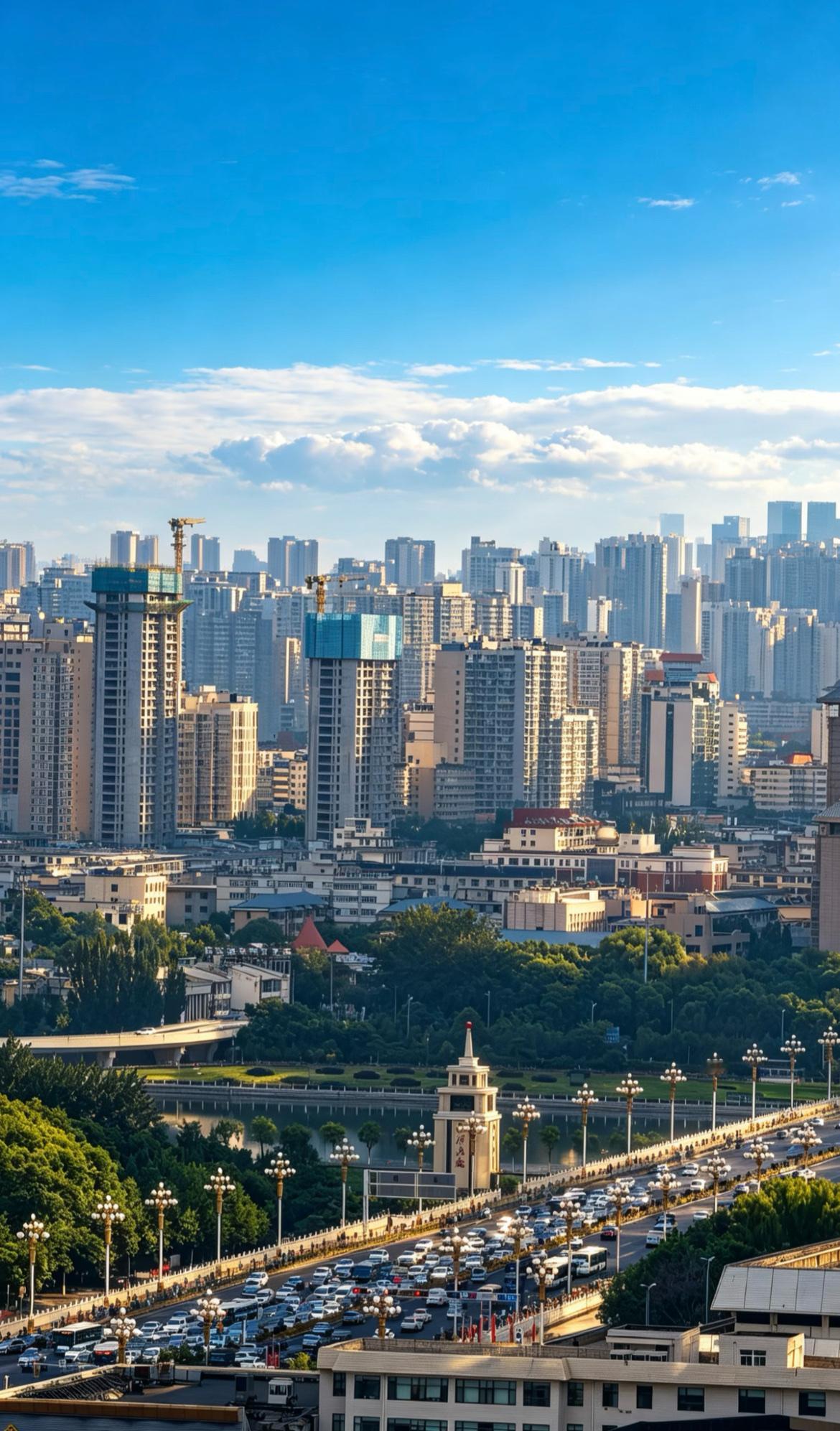 三面环山一水中分：汾河两岸汇集城市级优质资源！比如山西大剧院等五大场馆、华润大厦