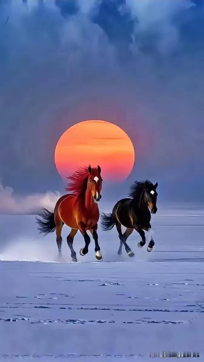 上联：日出天地暖下联：月升原野辉