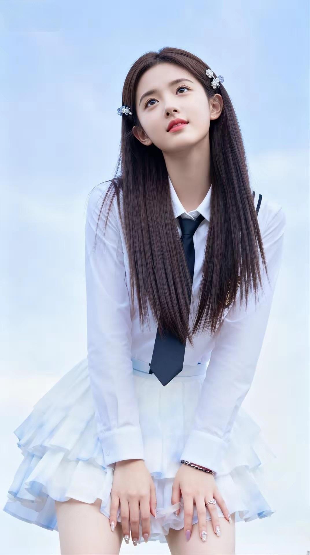 在我心中，清纯可爱又精致的女孩配上这种“甜系”少女风简直棒极了！少女感简直爆棚