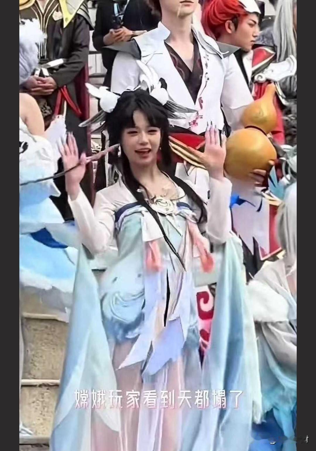 抖音570万粉网红我不叫龙虾王者荣耀10周年庆cos嫦娥行为不雅玩反差引发