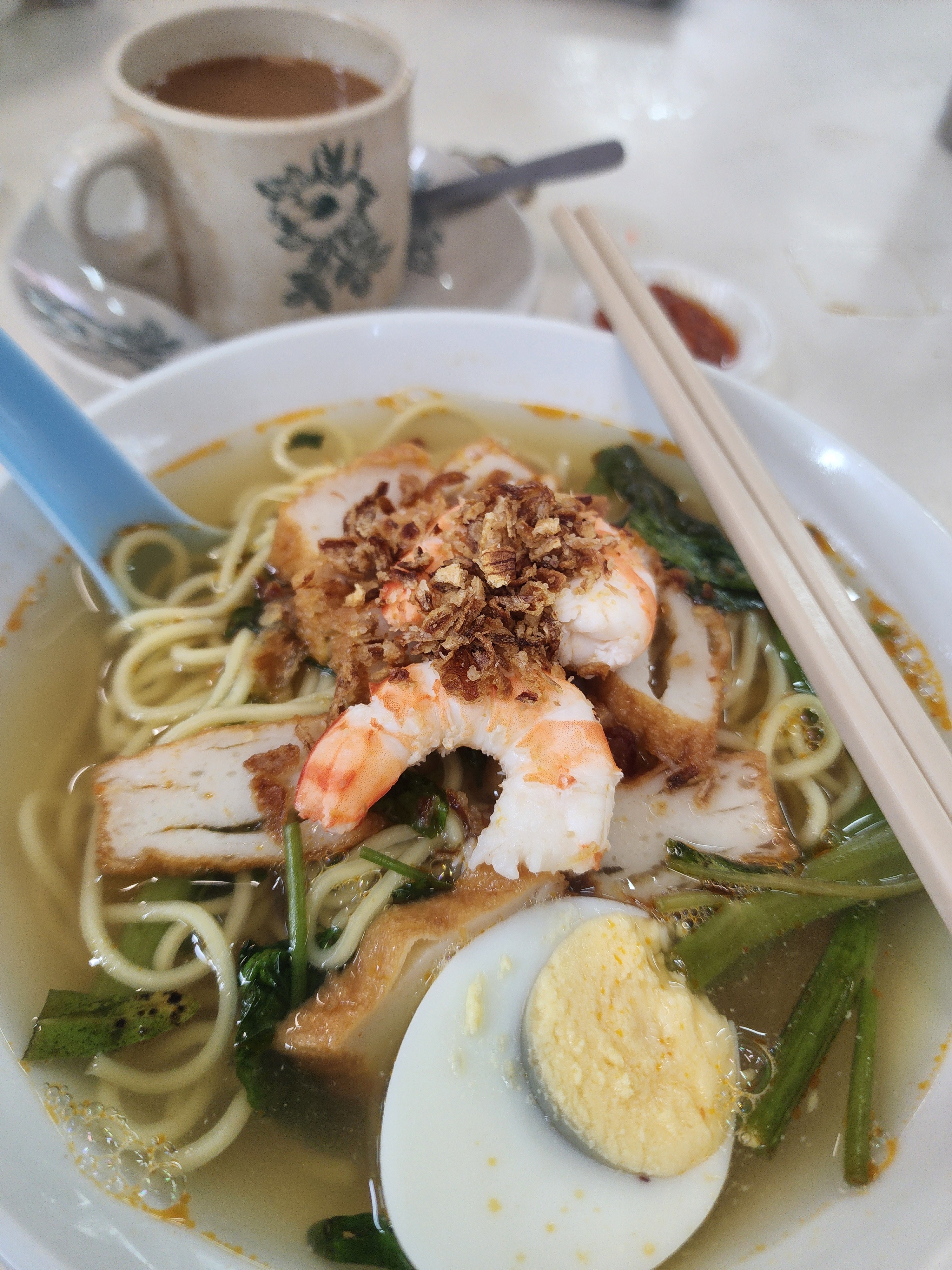 今天早餐吃虾面~每日一餐分享•美食分享