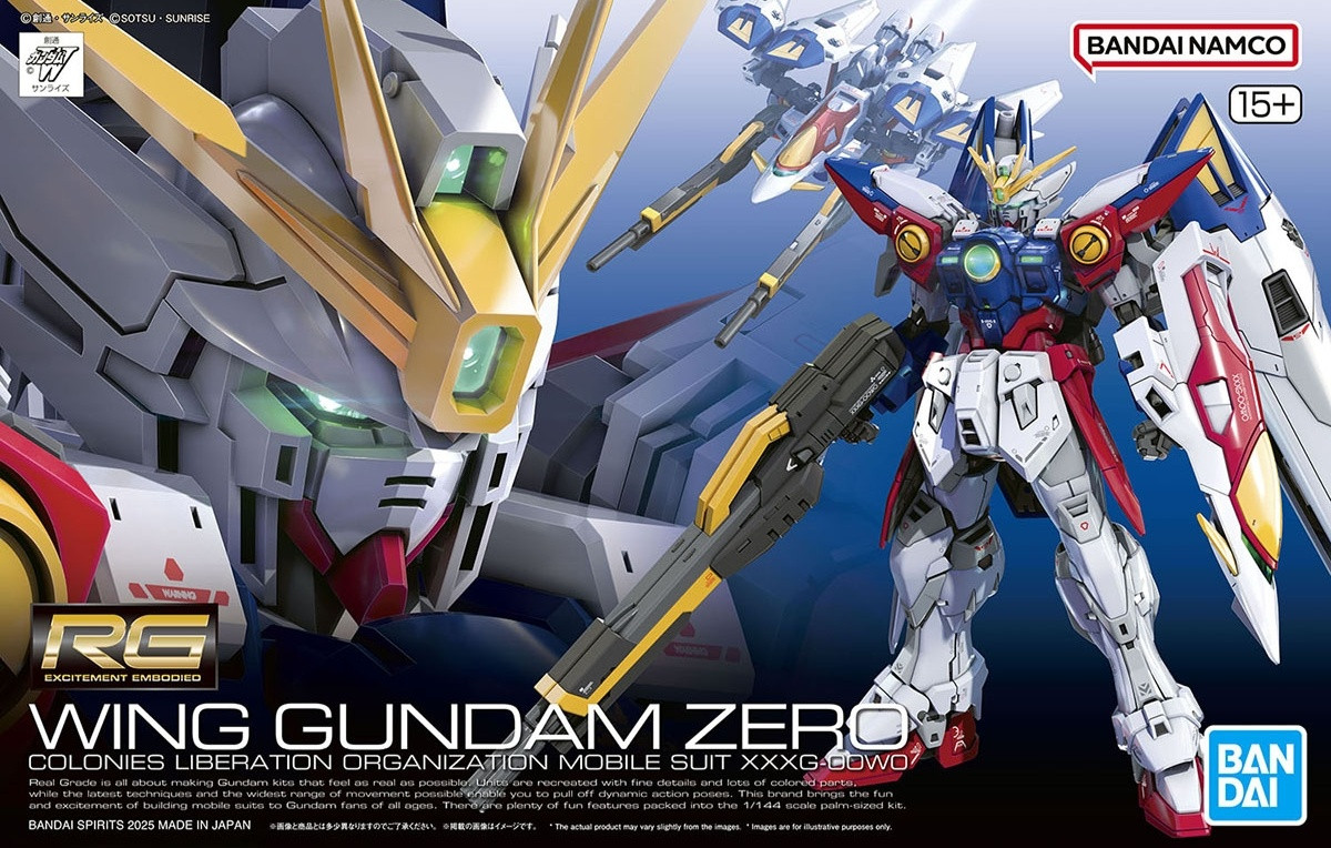 RG1/144飞翼高达零式封绘公开：9月27日发售、4200日元高达模型[超