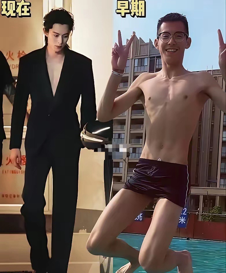 王鹤棣早期vs现在一脸坏小子面相