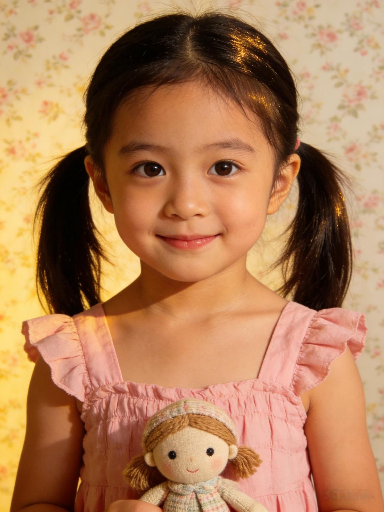 5岁的小女孩儿，语出惊人。我:宝宝，爸爸妈妈把你的小房间收拾好了，让你打理的