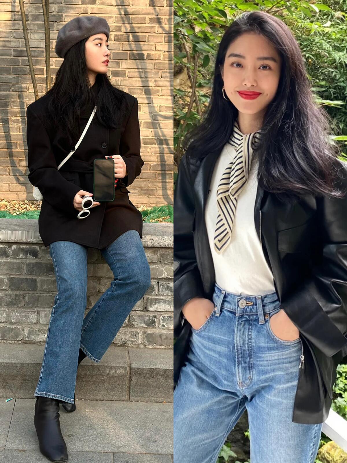 杨采钰优雅老钱风，照着打扮很显贵！不追求繁杂设计，主打简约质感穿搭。经典驼色