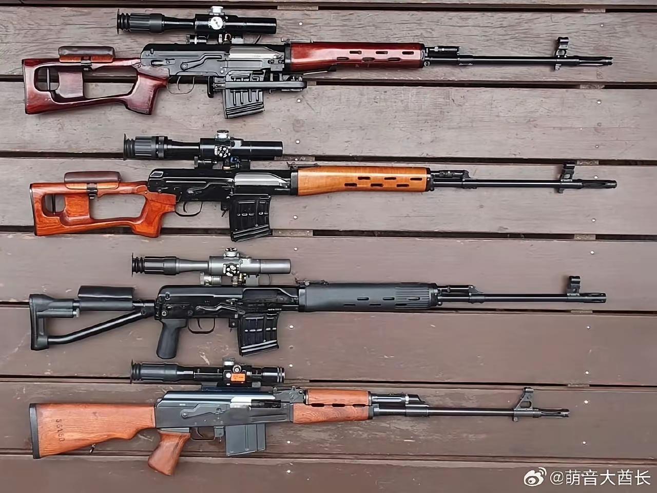 看似一样的枪械，实则不一样。各国步枪svd狙击步枪第一款，SVD（苏联）
