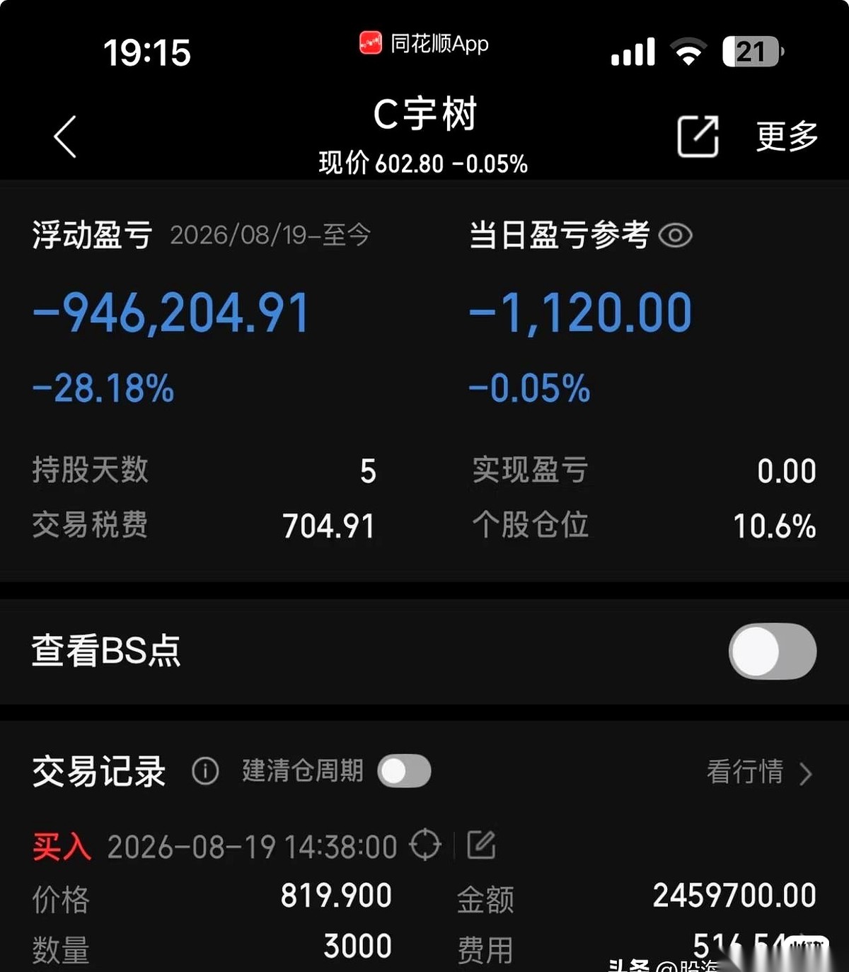 最近网传的一份关于“宇树科技”股票的持仓数据，把什么叫“花钱买教训”展现得彻彻底底。上市第一天，股价