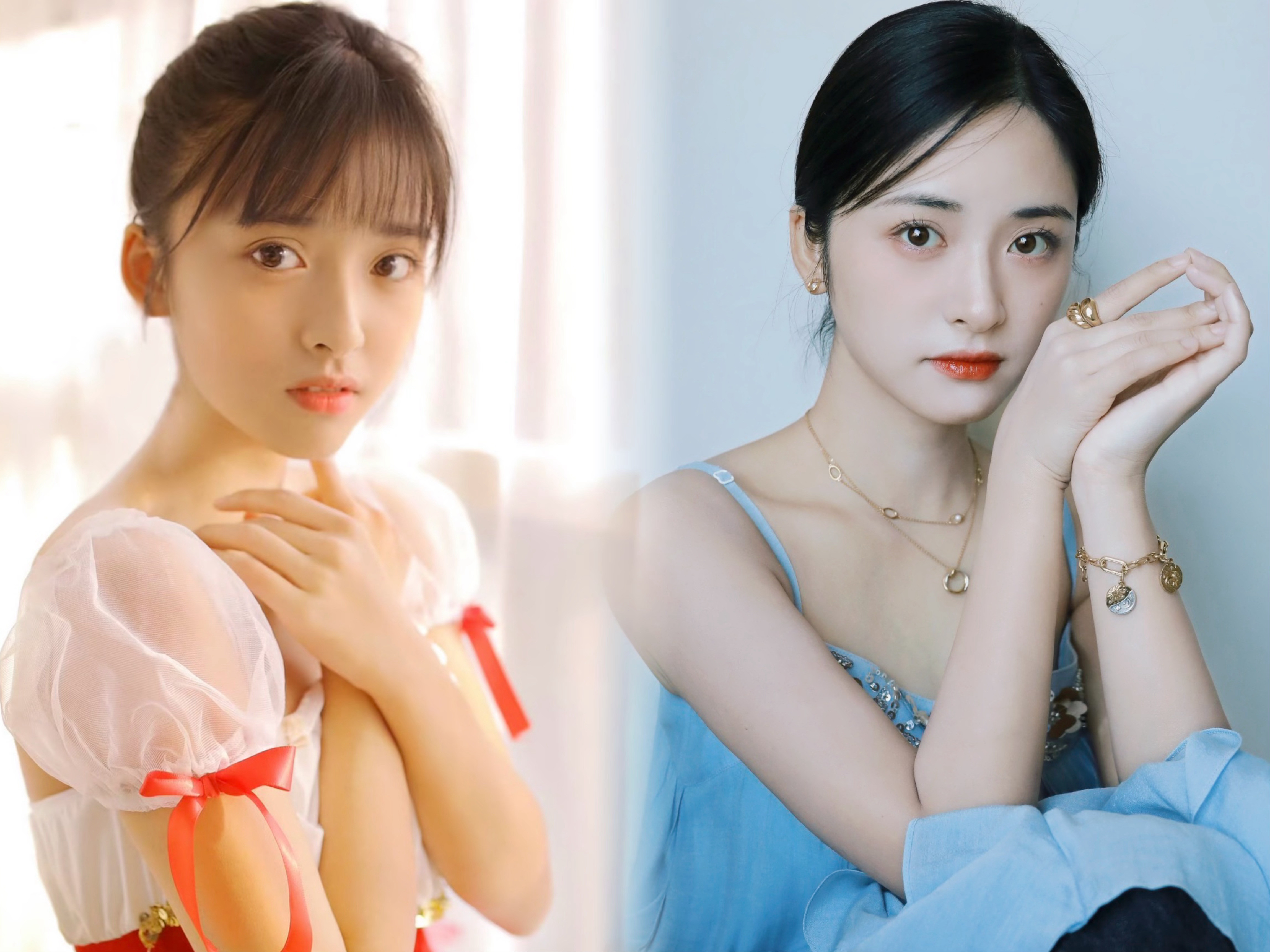 新图一出立刻就想到了这组未出道时的写真，稚气已脱，轮廓依旧