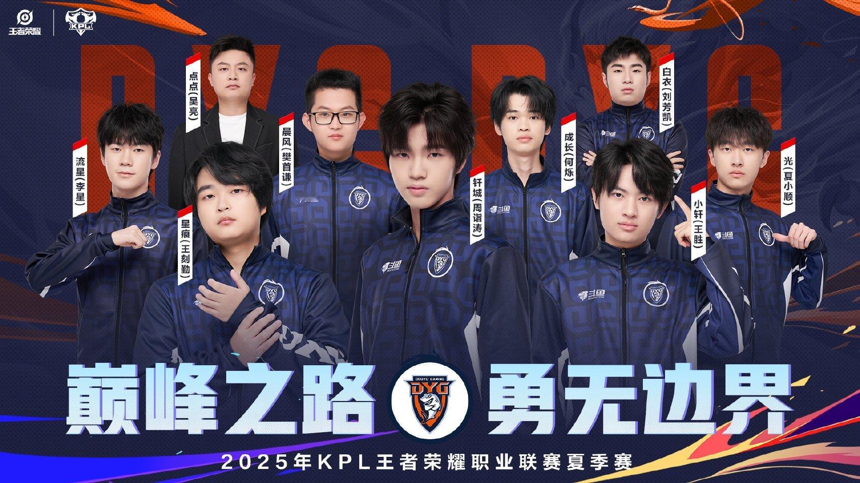 2025KPL夏季赛全员出征照第三组集体海报​​​