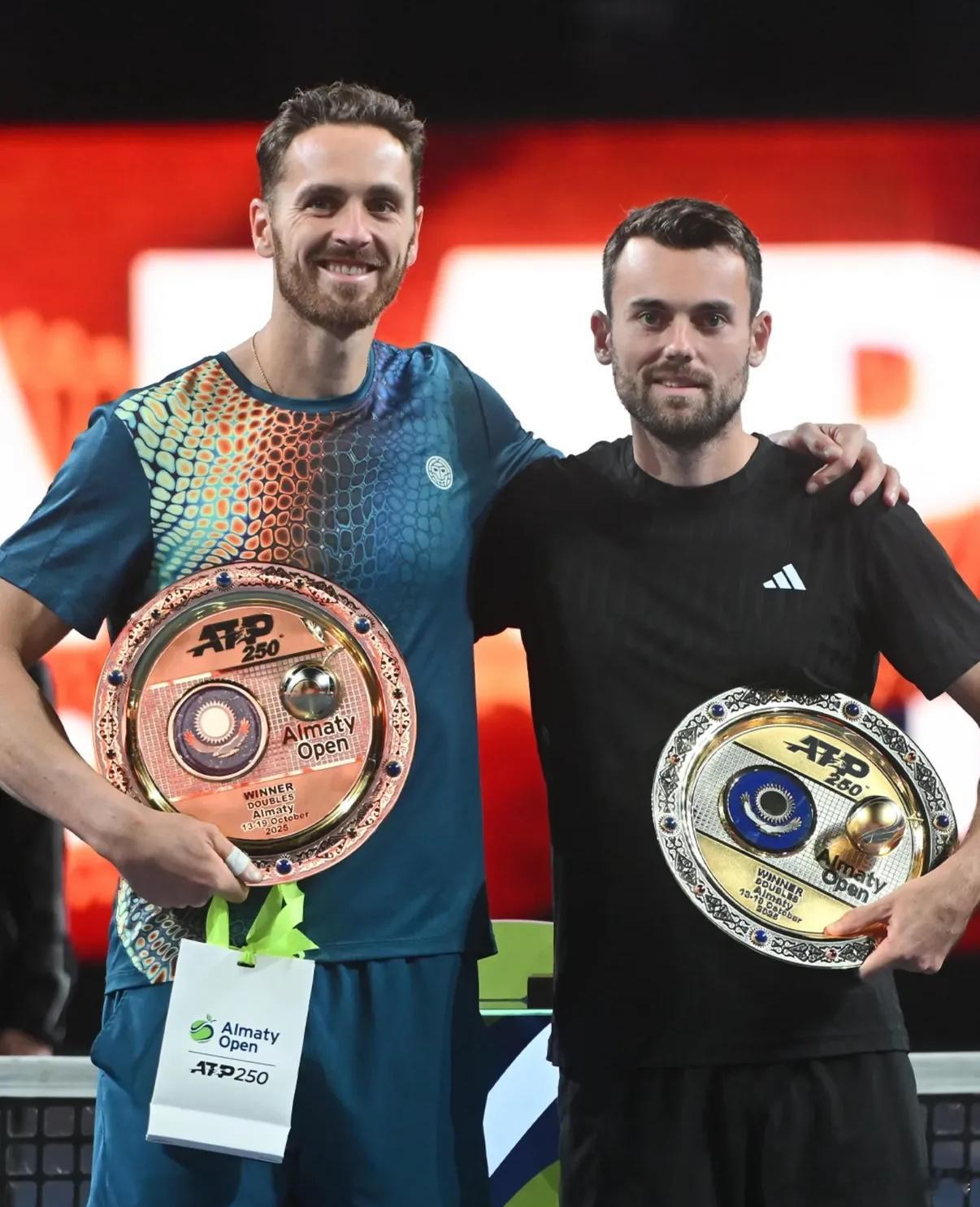 上周三站ATP250双打冠军出炉🏆📍阿拉木图阿里巴格/奥利维蒂[4]6