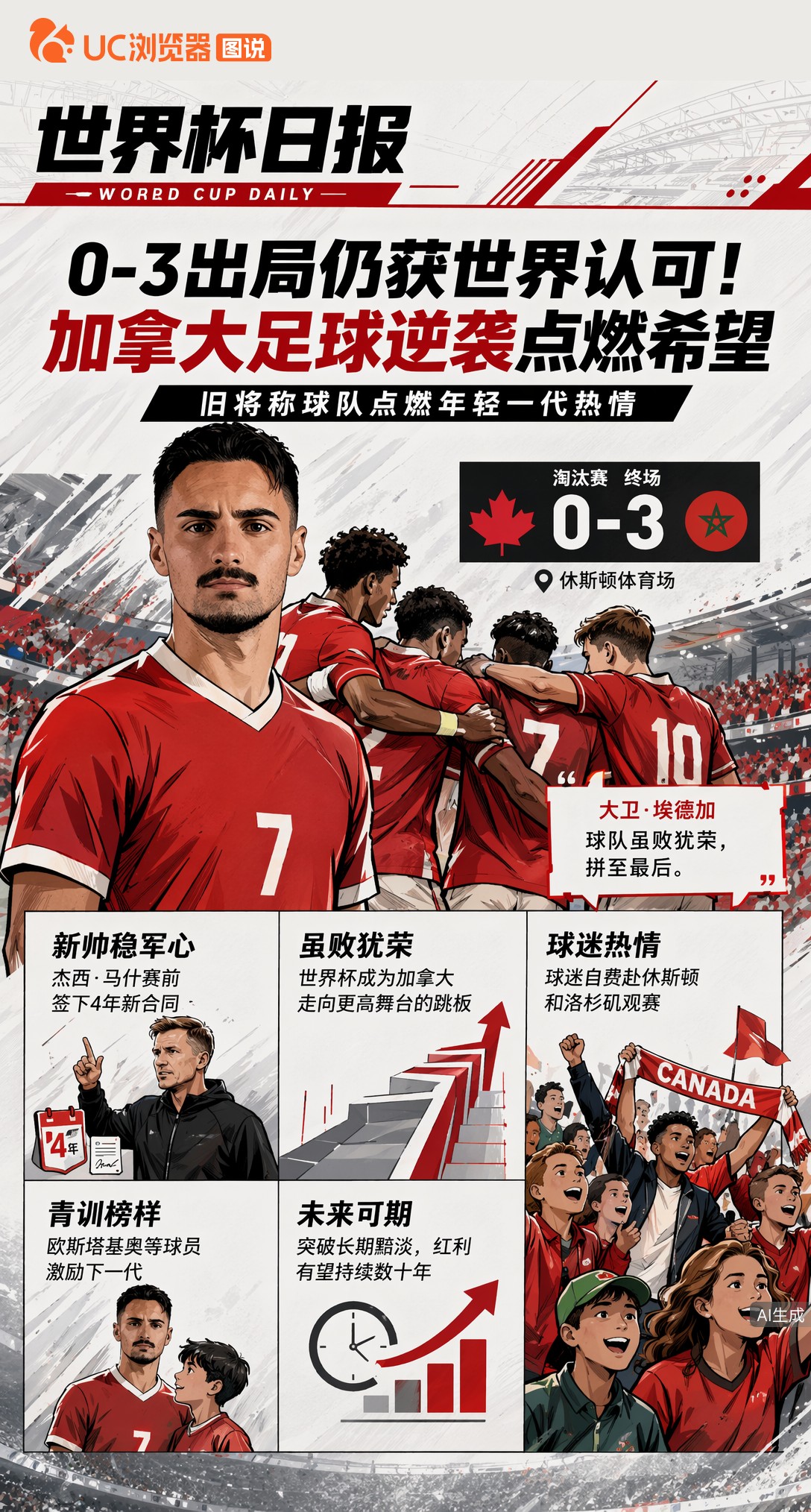 0-3出局仍获世界认可！加拿大足球逆袭点燃希望