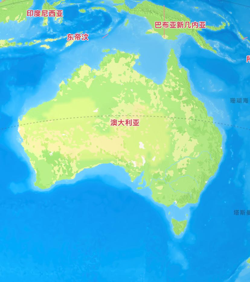 当看到澳大利亚大部分农业是靠天吃饭的时候（不怎么搞灌溉，旱涝靠天），查了一下他们