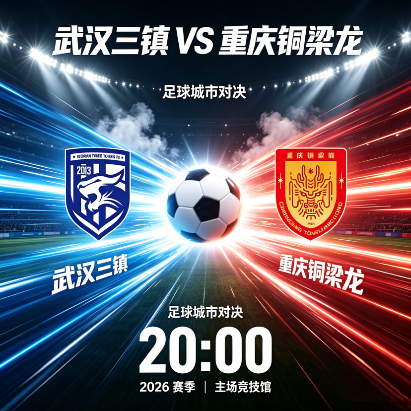 传控攻坚VS低位反击，两套战术体系正面碰撞武汉三镇vs重庆铜梁龙本场对决是典型