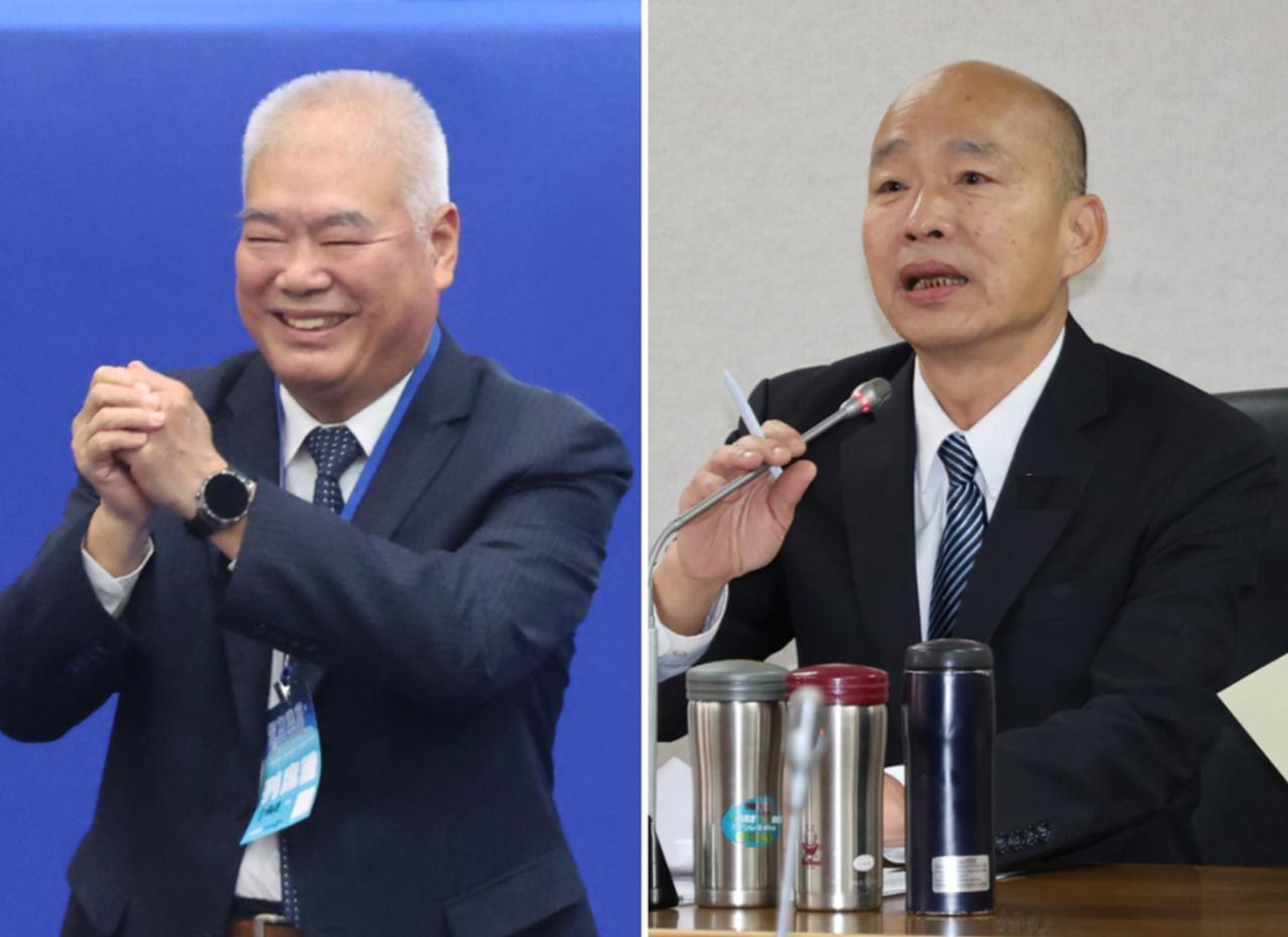 国民党副主席季麟连与台民意机构负责人韩国瑜先前因“特别条例预算”争议引发的风波，