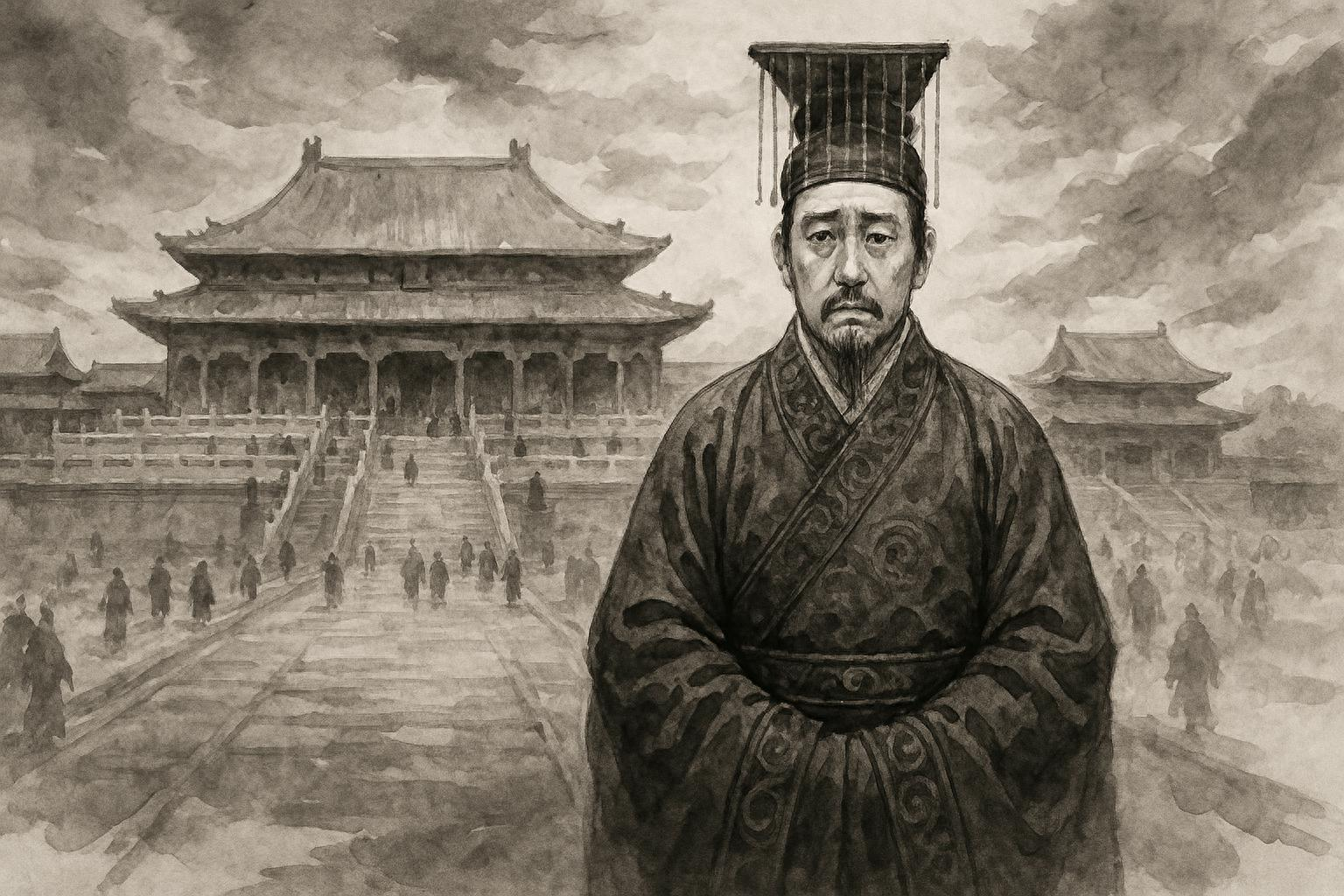 1628年，皇帝朱由检正在阅读奏章，忽然身体内有一种异样的感觉，他立即指着大殿里