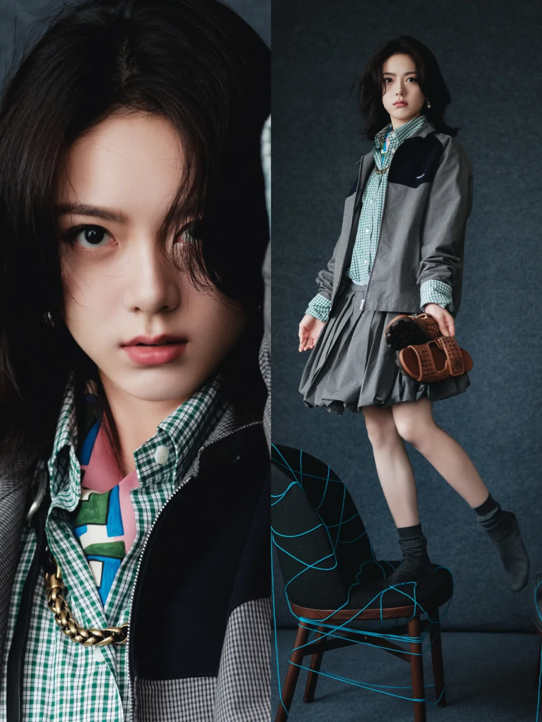 品牌大使赵今麦亮相 Miu Miu 活动
