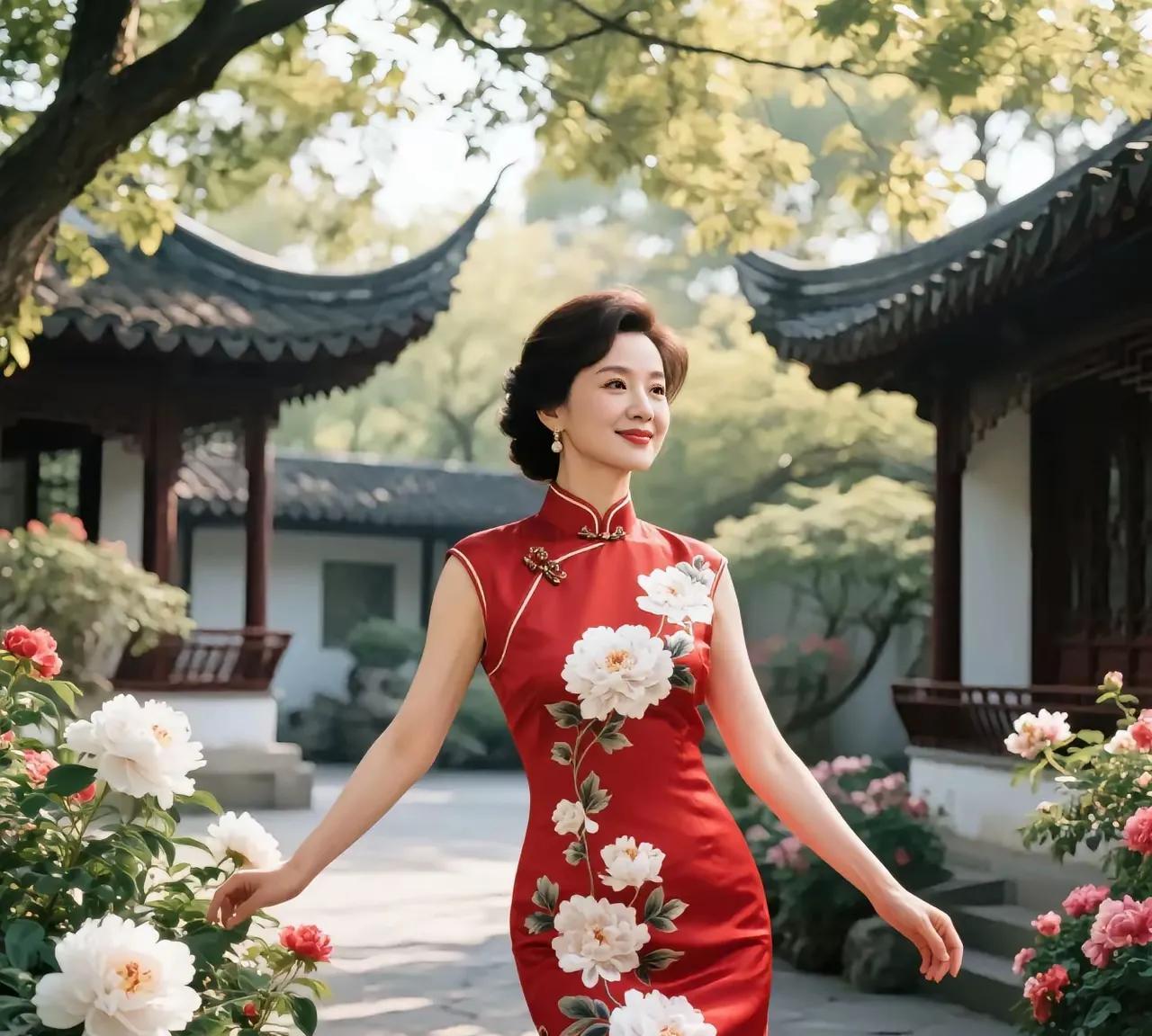 美不美你们说了算[赞]中国旗袍让人惊艳