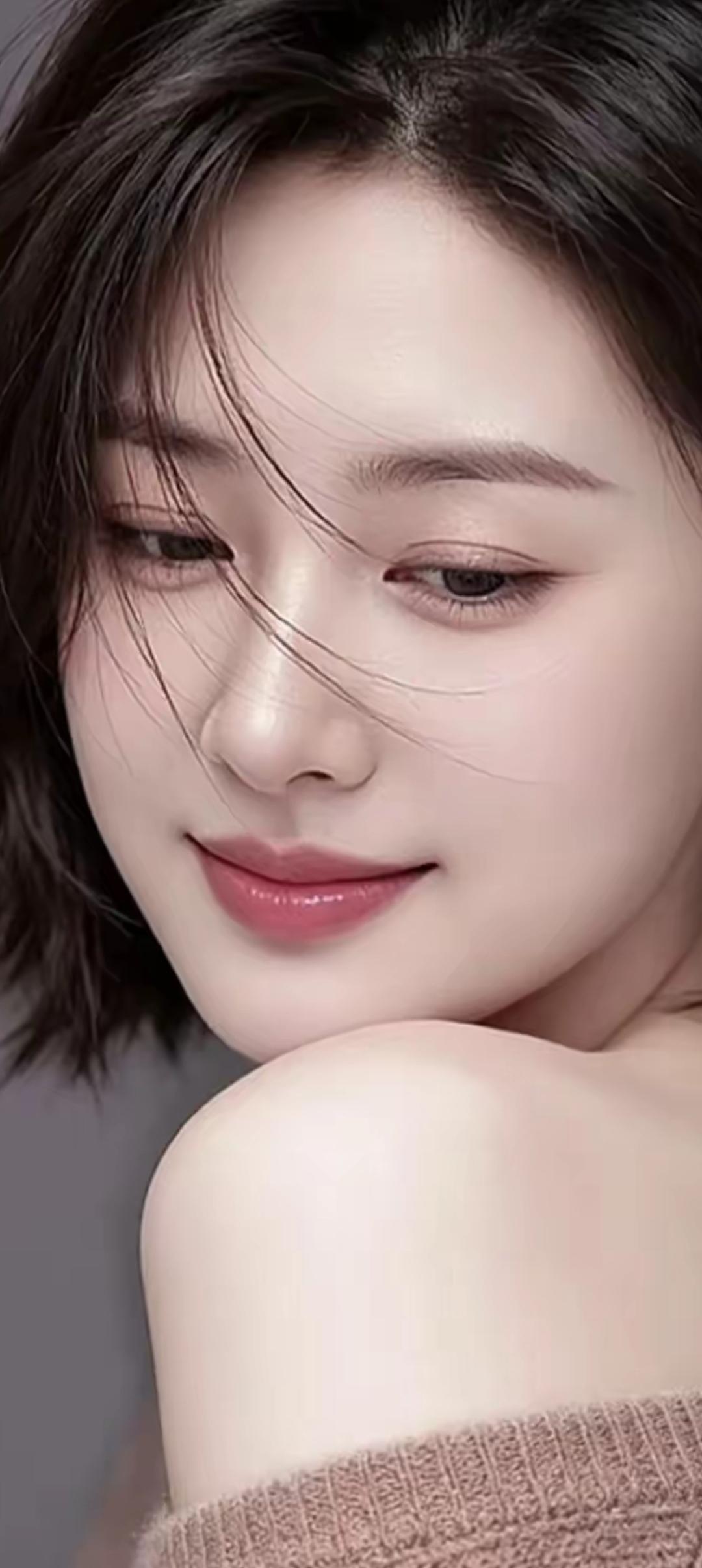 温柔甜美的微笑，散发着暖心的气息。🌸💖